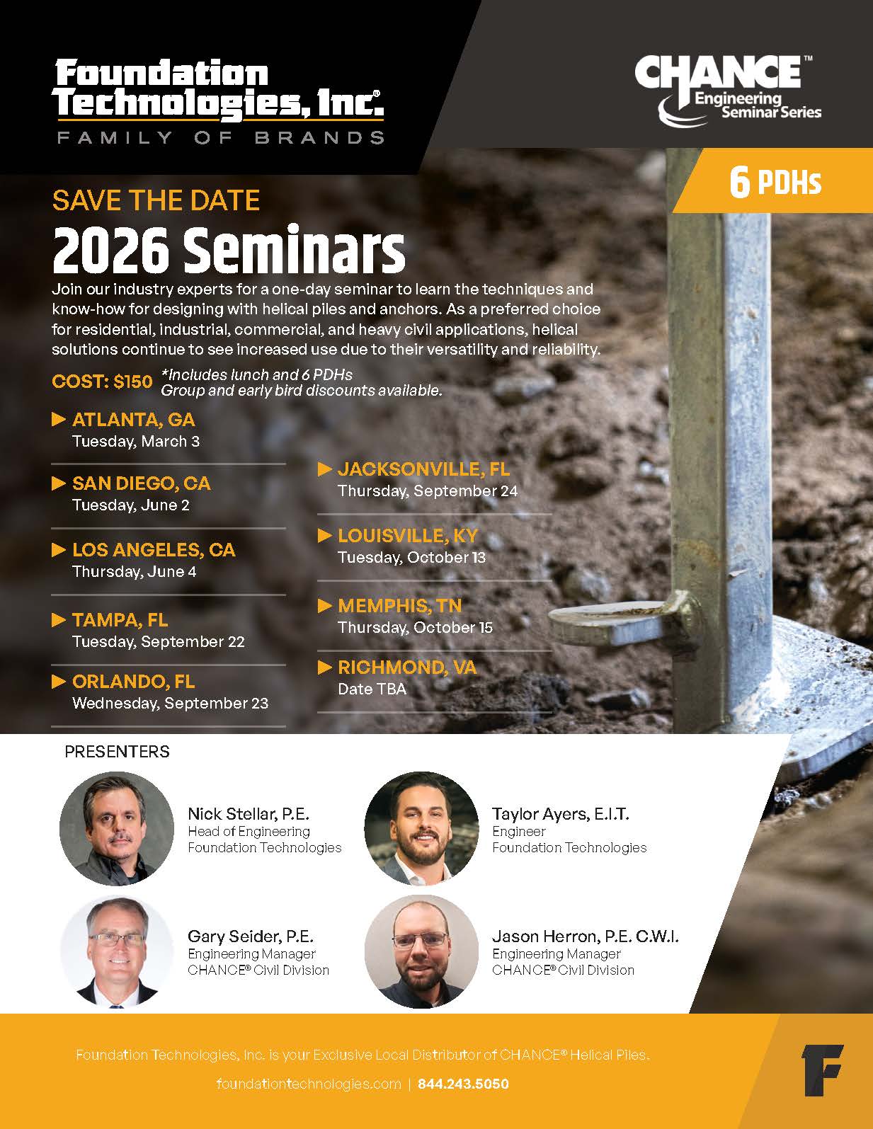 2026 Engineering Seminars Save the Date Save the Date flyer